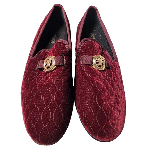 Stacy Adams Velour Quilted Mens Dress Shoes Size 9.5 main image 8